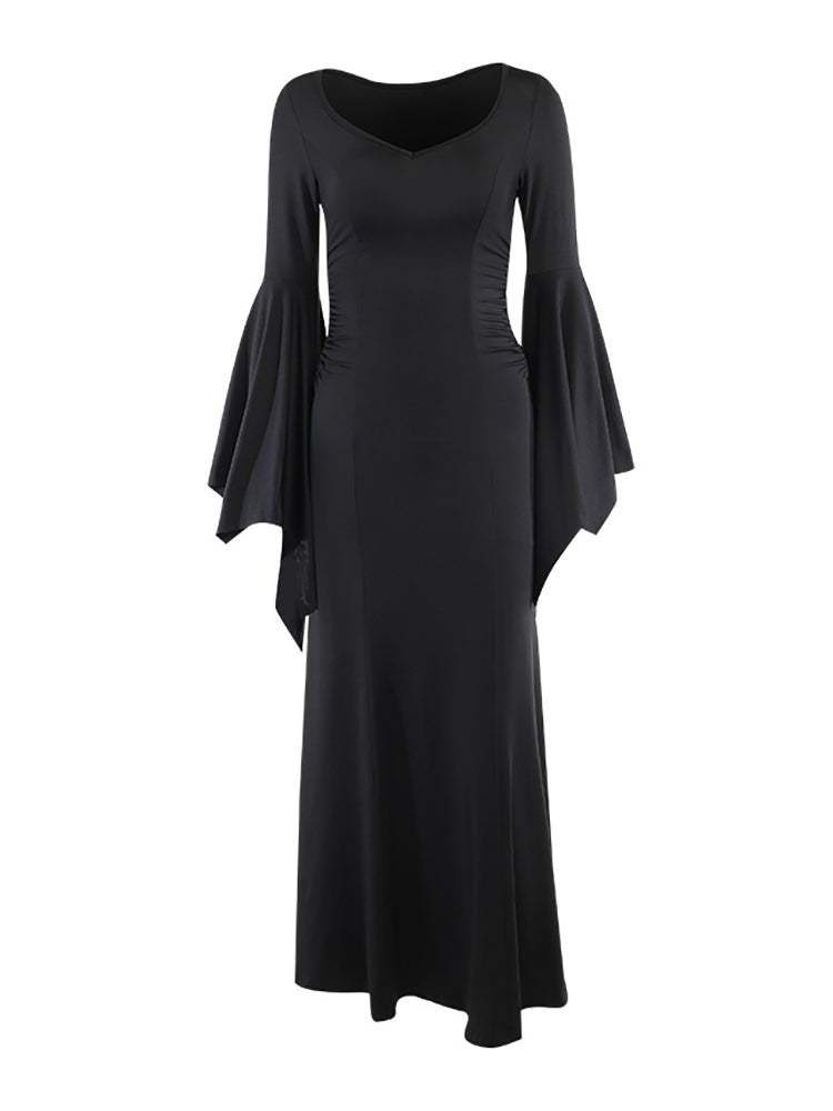 Halloween Costume Gothic Maxi Dress