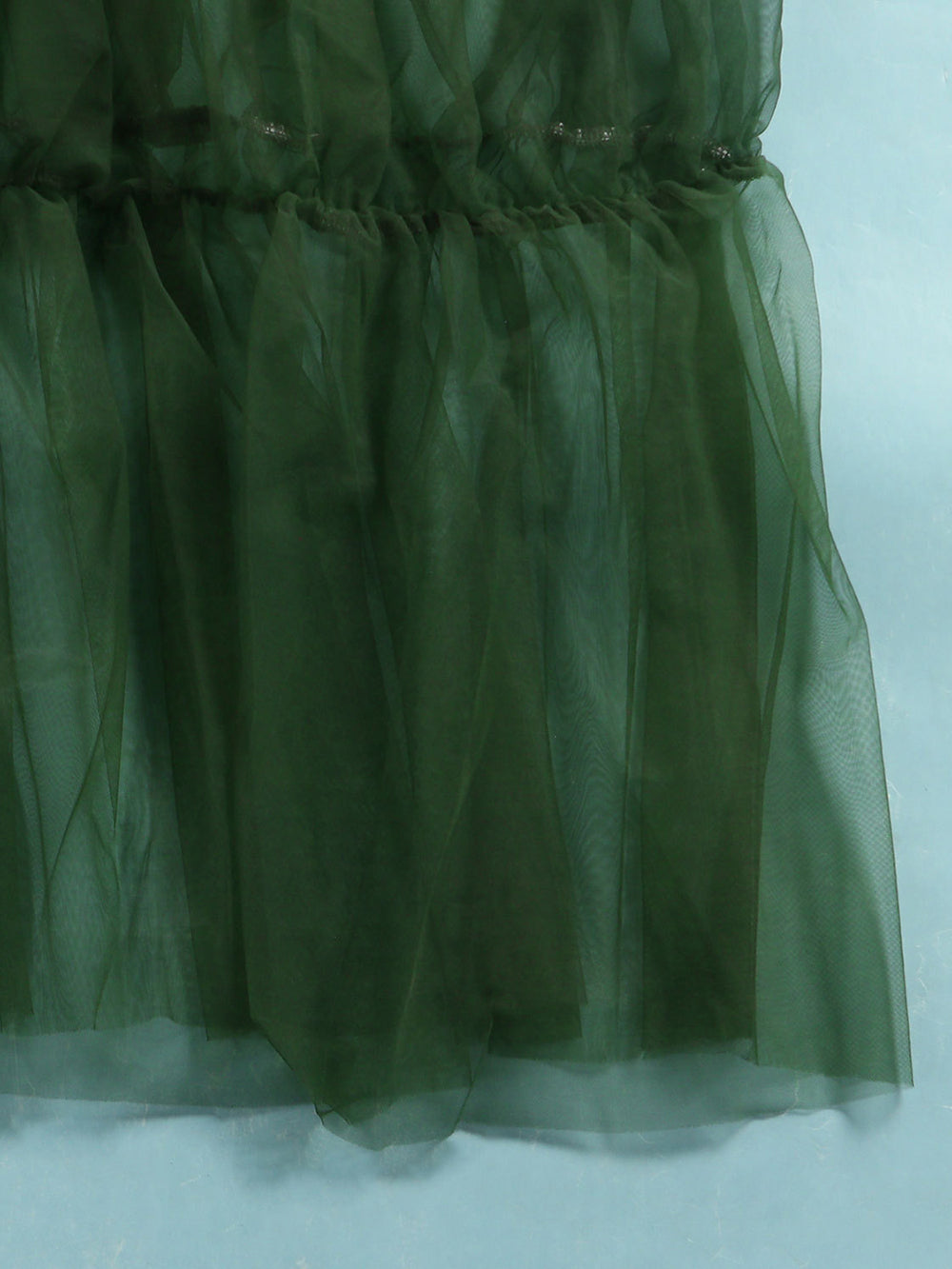 Mesh Patchwork Shirt Dress