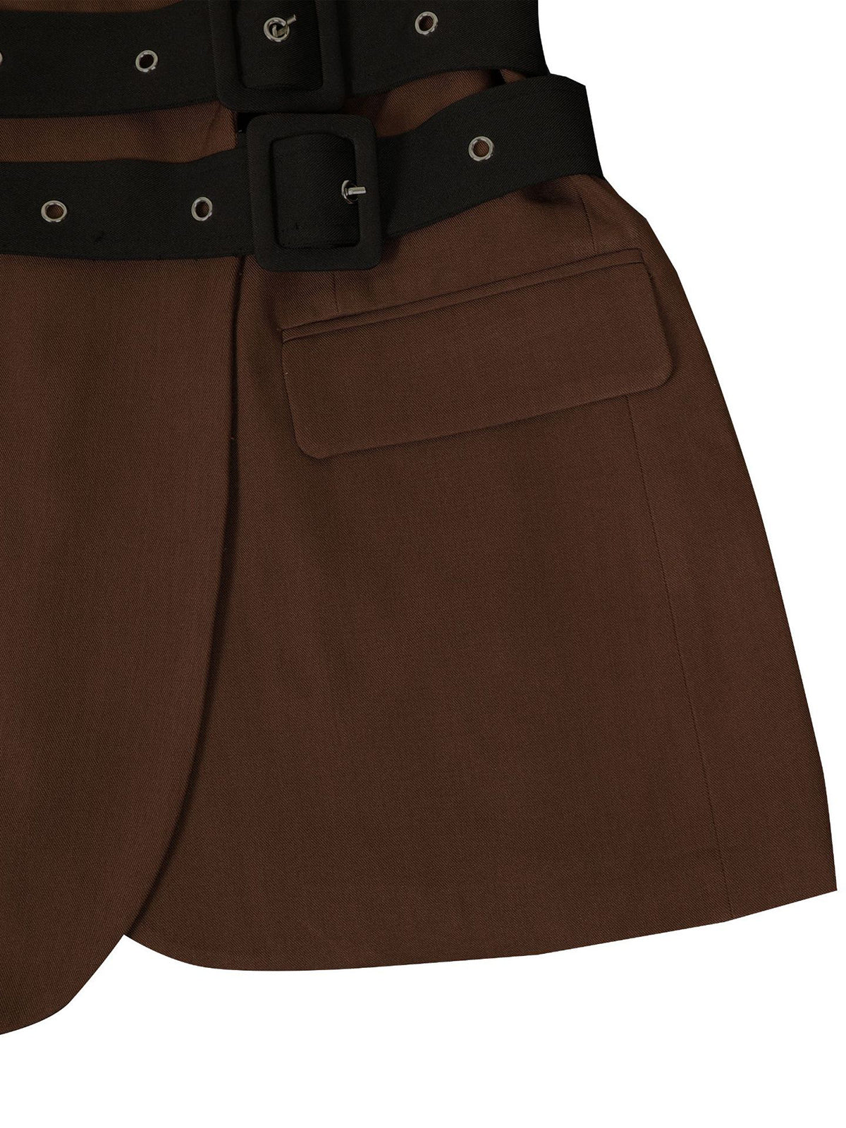 Belted Button Blazer Jacket