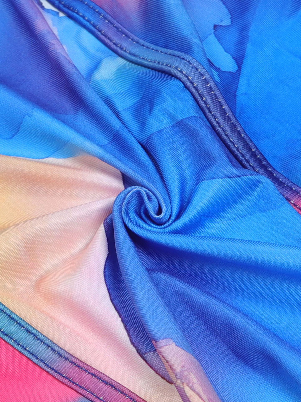 Colorblock Mesh Patchwork Strapless Dress