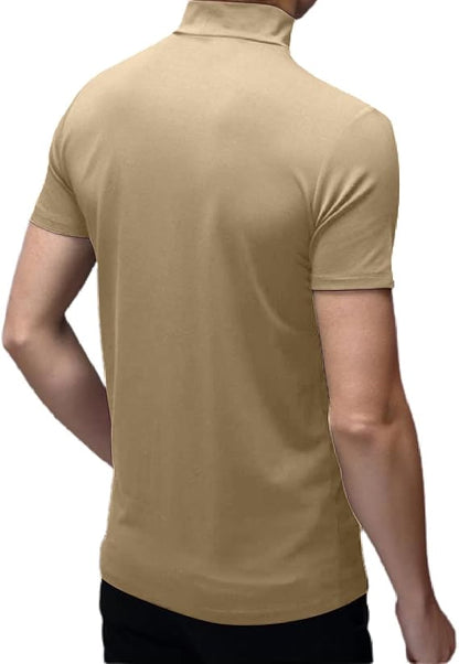 Mens Short Sleeve Slim Fit Top