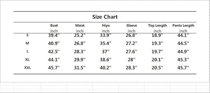 Top corto de dos piezas y pantalones anchos