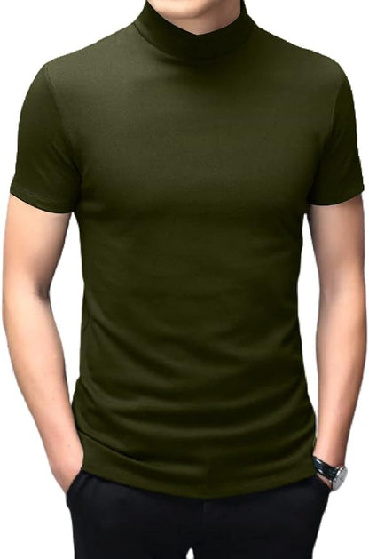 Mens Short Sleeve Slim Fit Top