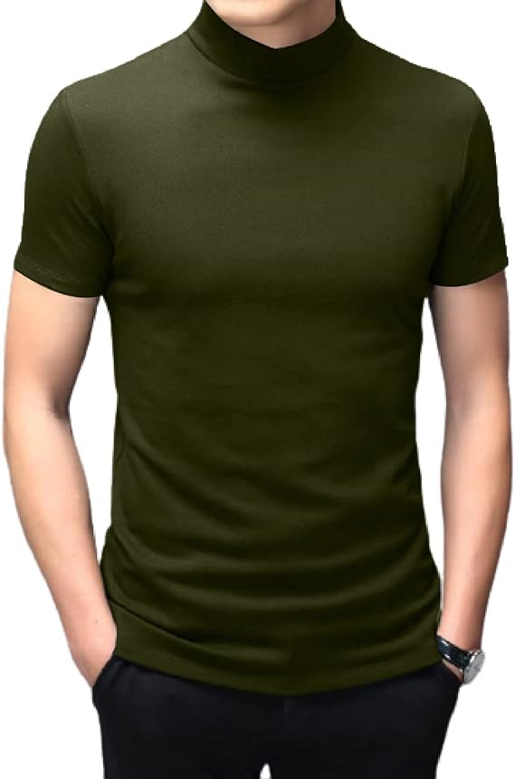 Mens Short Sleeve Slim Fit Top