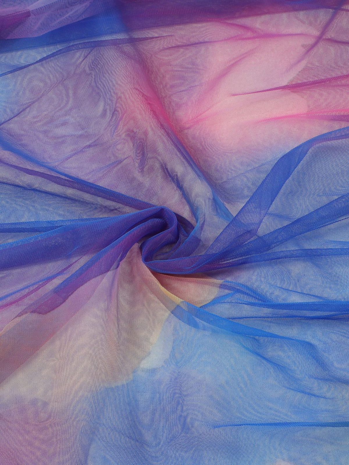 Colorblock Mesh Patchwork Strapless Dress