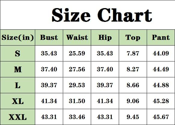 Tops cortos de dos piezas y pantalones con volantes
