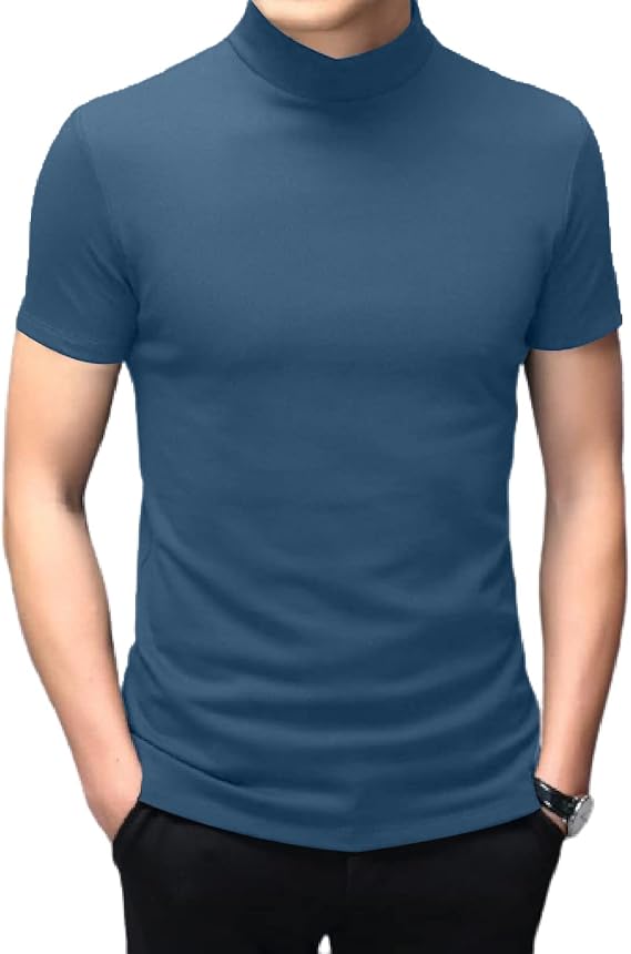 Mens Short Sleeve Slim Fit Top
