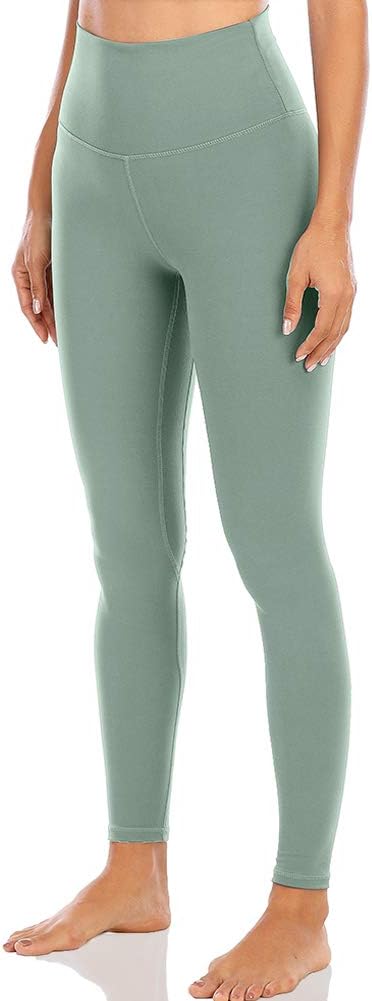 Pantalones legging de yoga de color liso