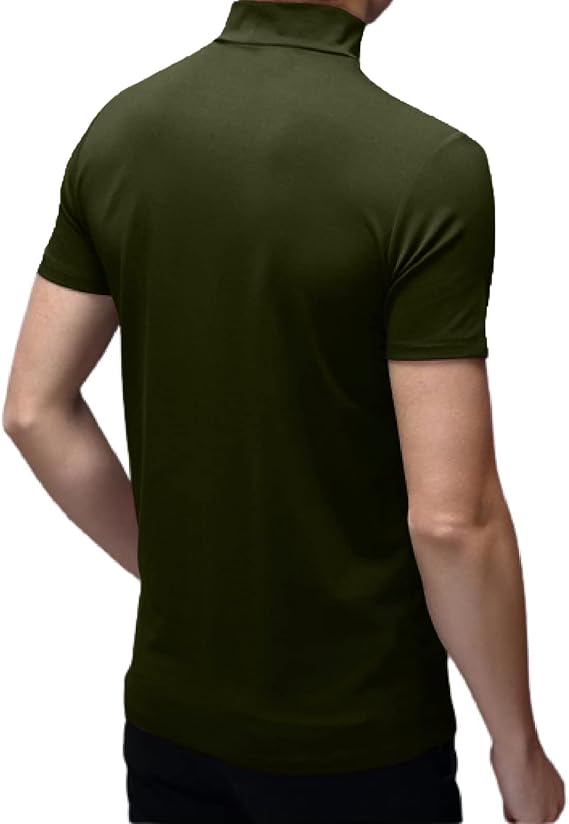 Mens Short Sleeve Slim Fit Top