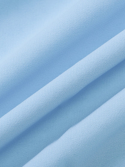 Backless Halter Chiffon Mini Dress