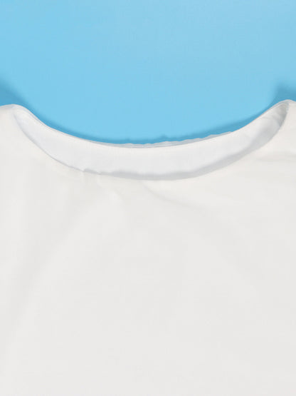 Solid Chiffon Cape Overlay Dress