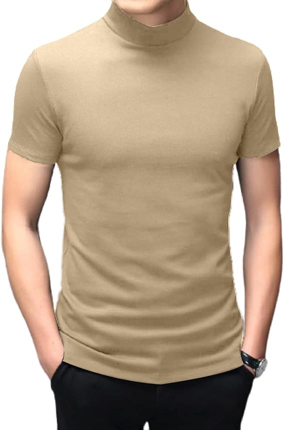 Mens Short Sleeve Slim Fit Top