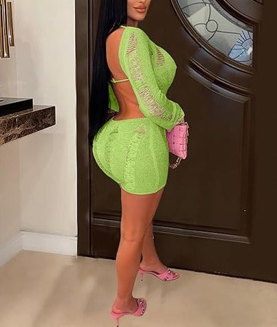 Hollow Out Backless Off Shoulder Bodycon Short Jumpsuit