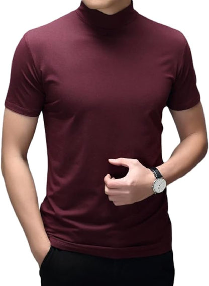 Mens Short Sleeve Slim Fit Top