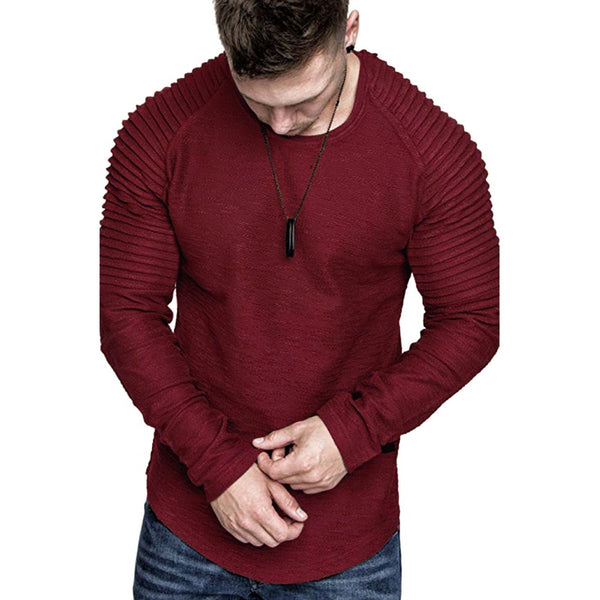 Casual Athletic Crewneck Sweatshirt