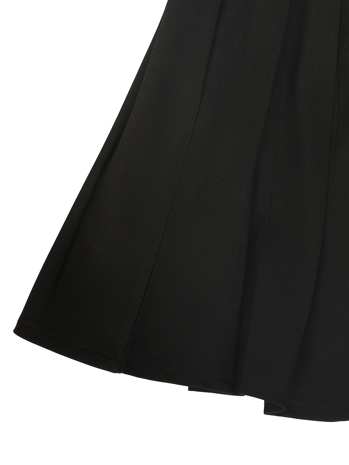 Two-Piece Blazer Shirt Collar Pleated Skirt Set