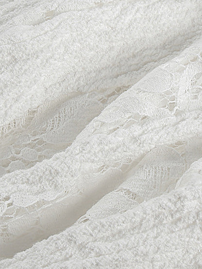 Off Shoulder Lace Maxi Dress