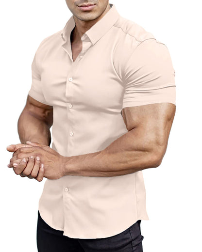 Mens Short Sleeve Button Down Shirts