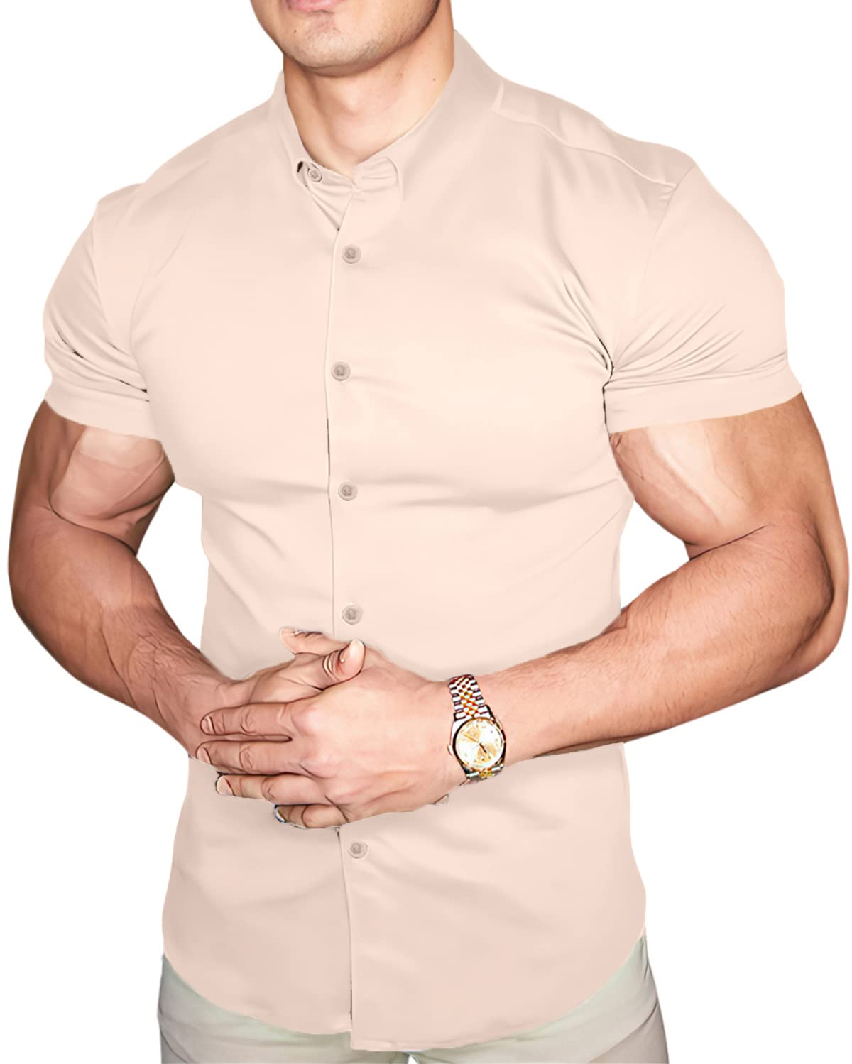Mens Short Sleeve Button Down Shirts