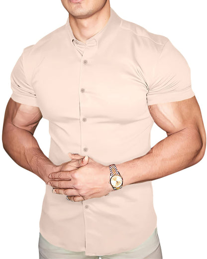 Mens Short Sleeve Button Down Shirts