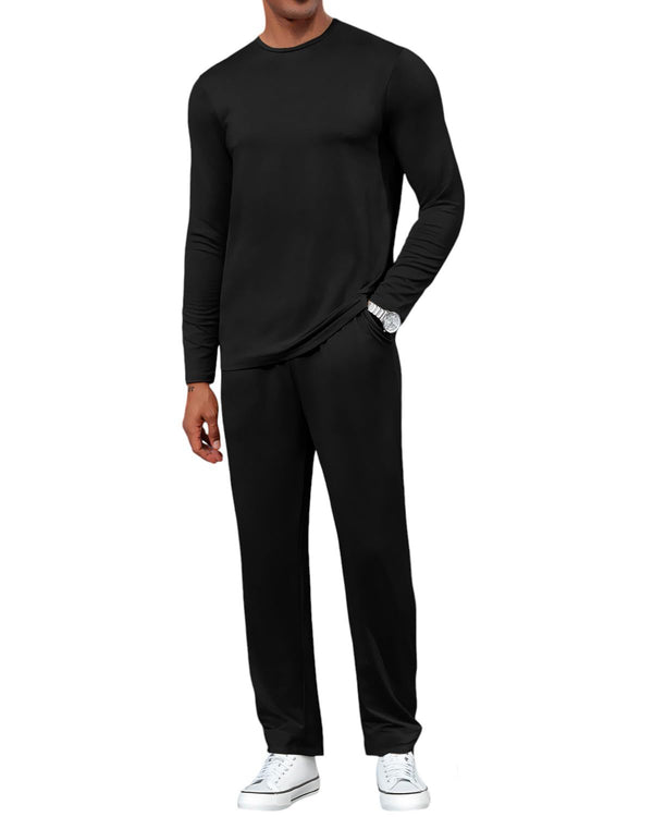 Mens Two Piece Long Sleeve Jogging Sets