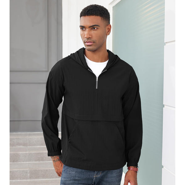 Mens Quarter Zip Sweatshirts with Pocket