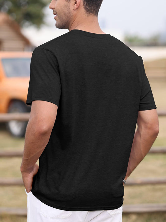Mens Short Sleeve Henley Shirts