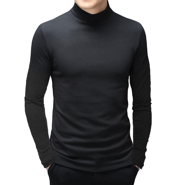 Mens Long Sleeve Turtleneck Tops