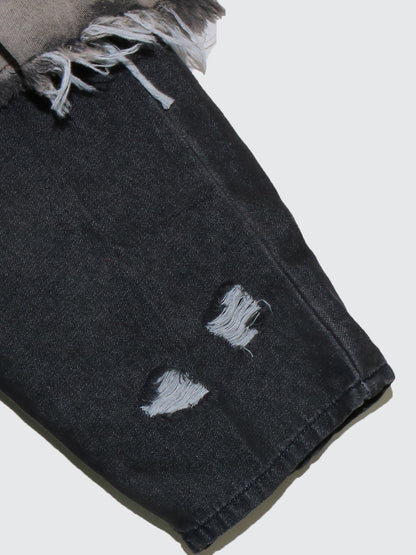 Distressed  Denim Harem Pants