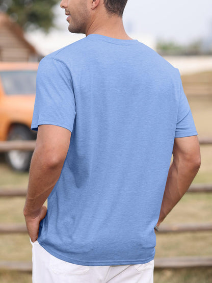 Mens Short Sleeve Henley Shirts