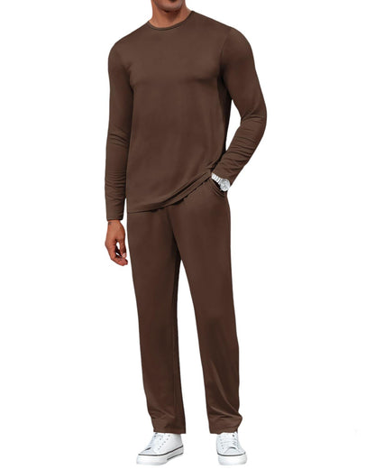 Mens Two Piece Long Sleeve Jogging Sets