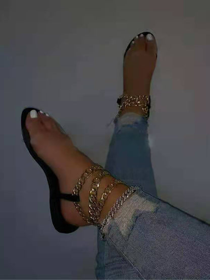 Metal Chain Beach Sandal