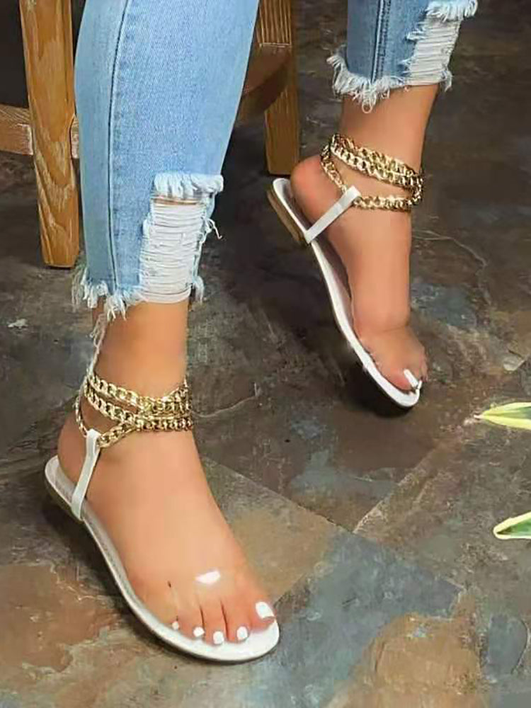 Metal Chain Beach Sandal