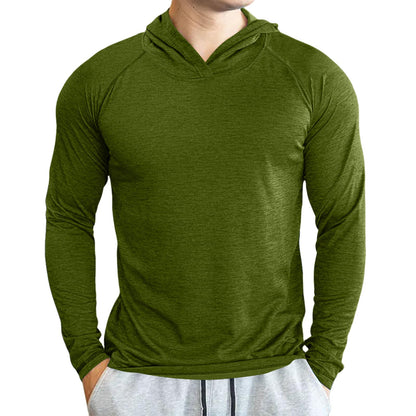 Mens Workout Slim FIt Pullover
