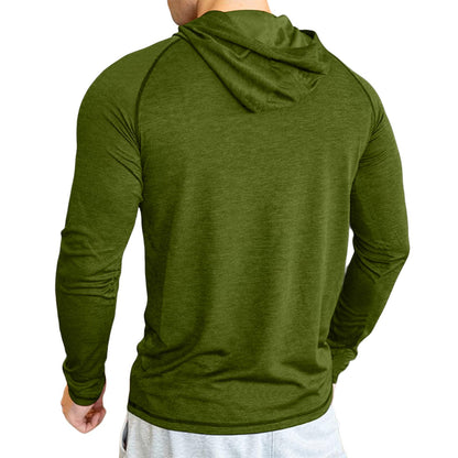 Mens Workout Slim FIt Pullover