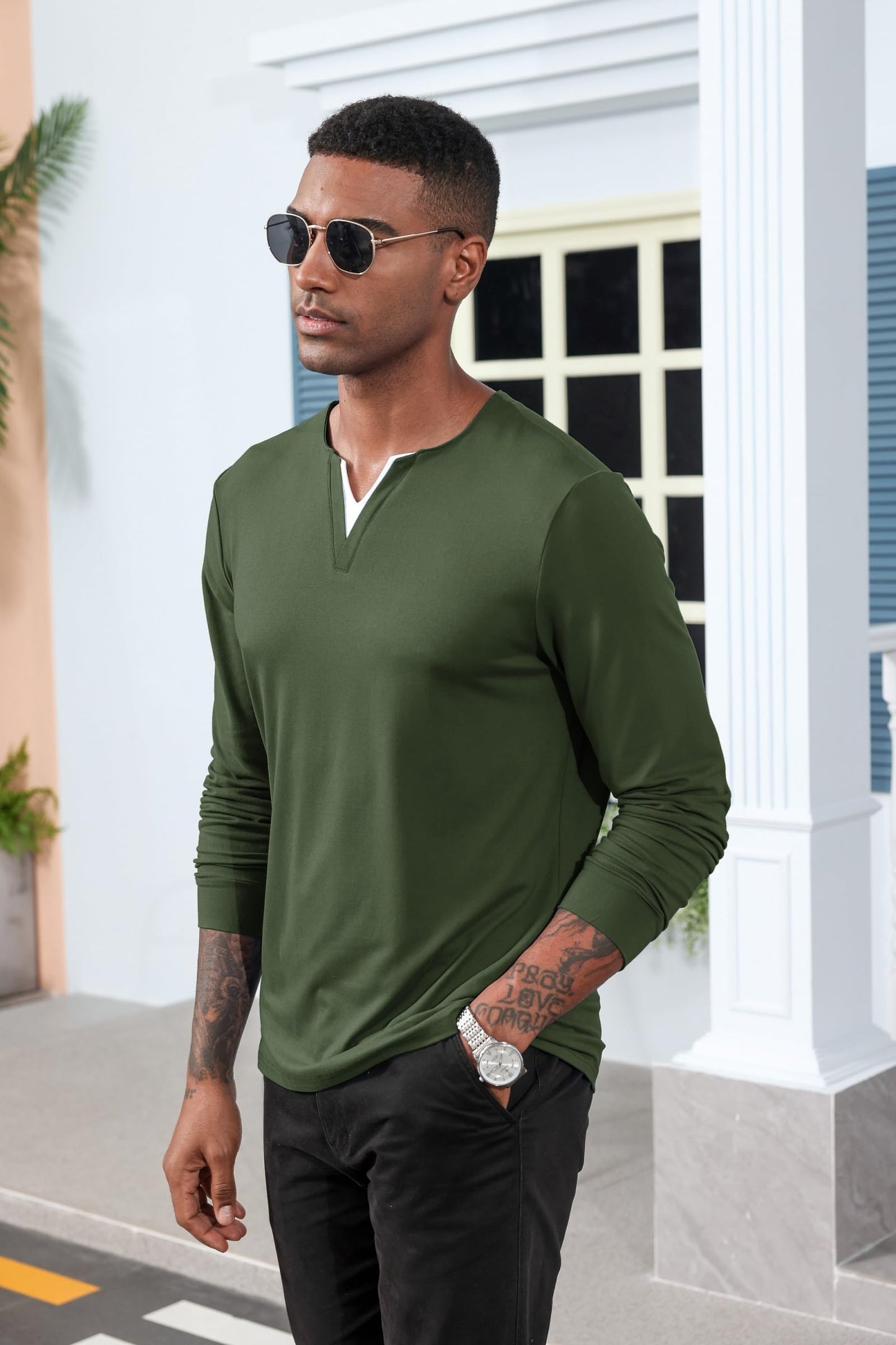 Mens Long Sleeve Cotton Shirts