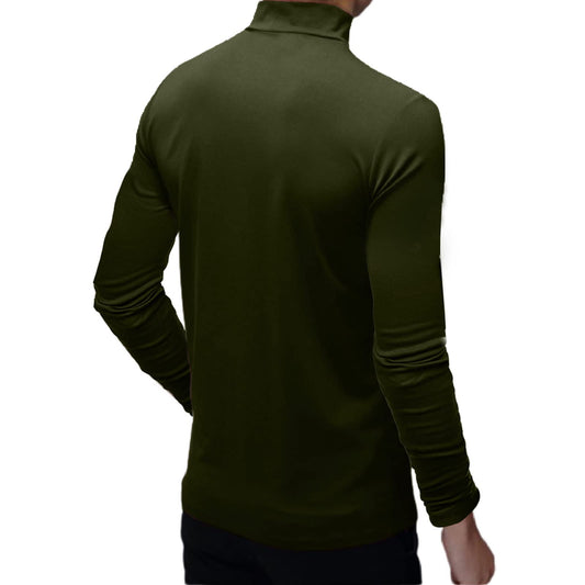 Mens Long Sleeve Turtleneck Tops