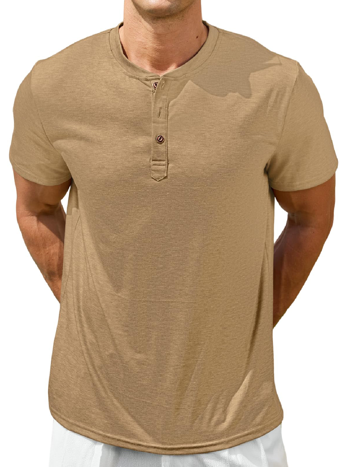 Mens Short Sleeve Henley Shirts