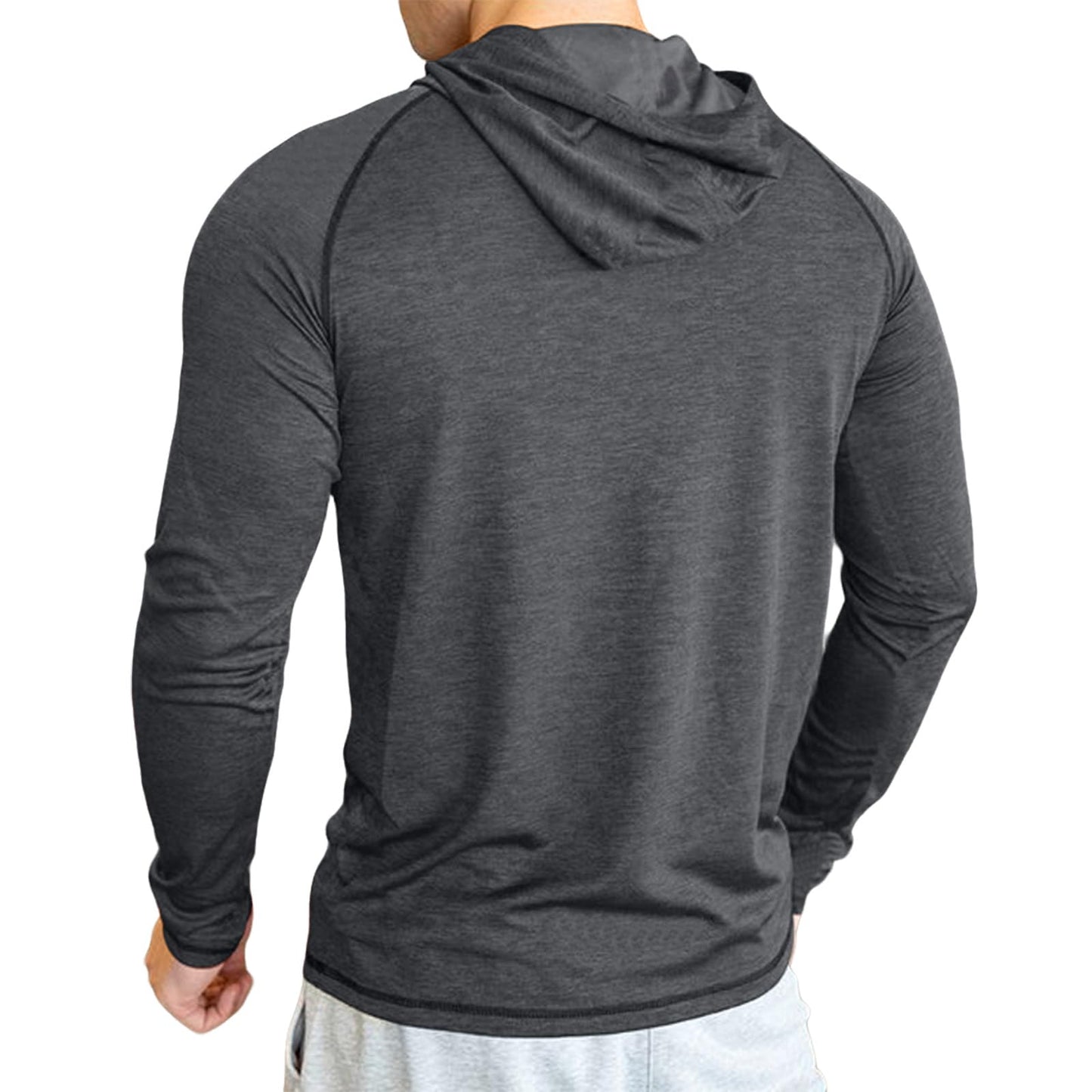 Mens Workout Slim FIt Pullover