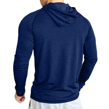 Mens Workout Slim FIt Pullover