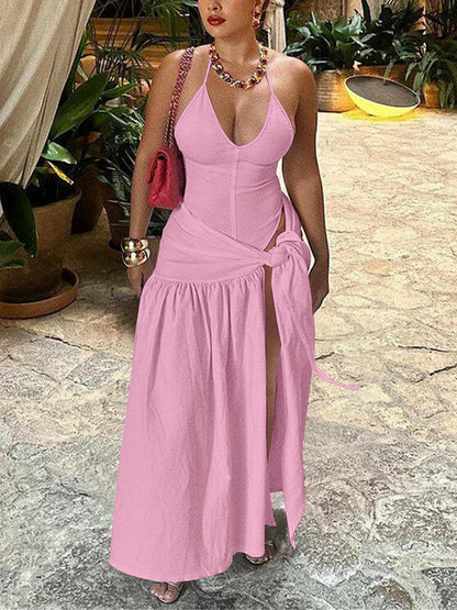 2 Piece Beach Maxi Skirt Sets