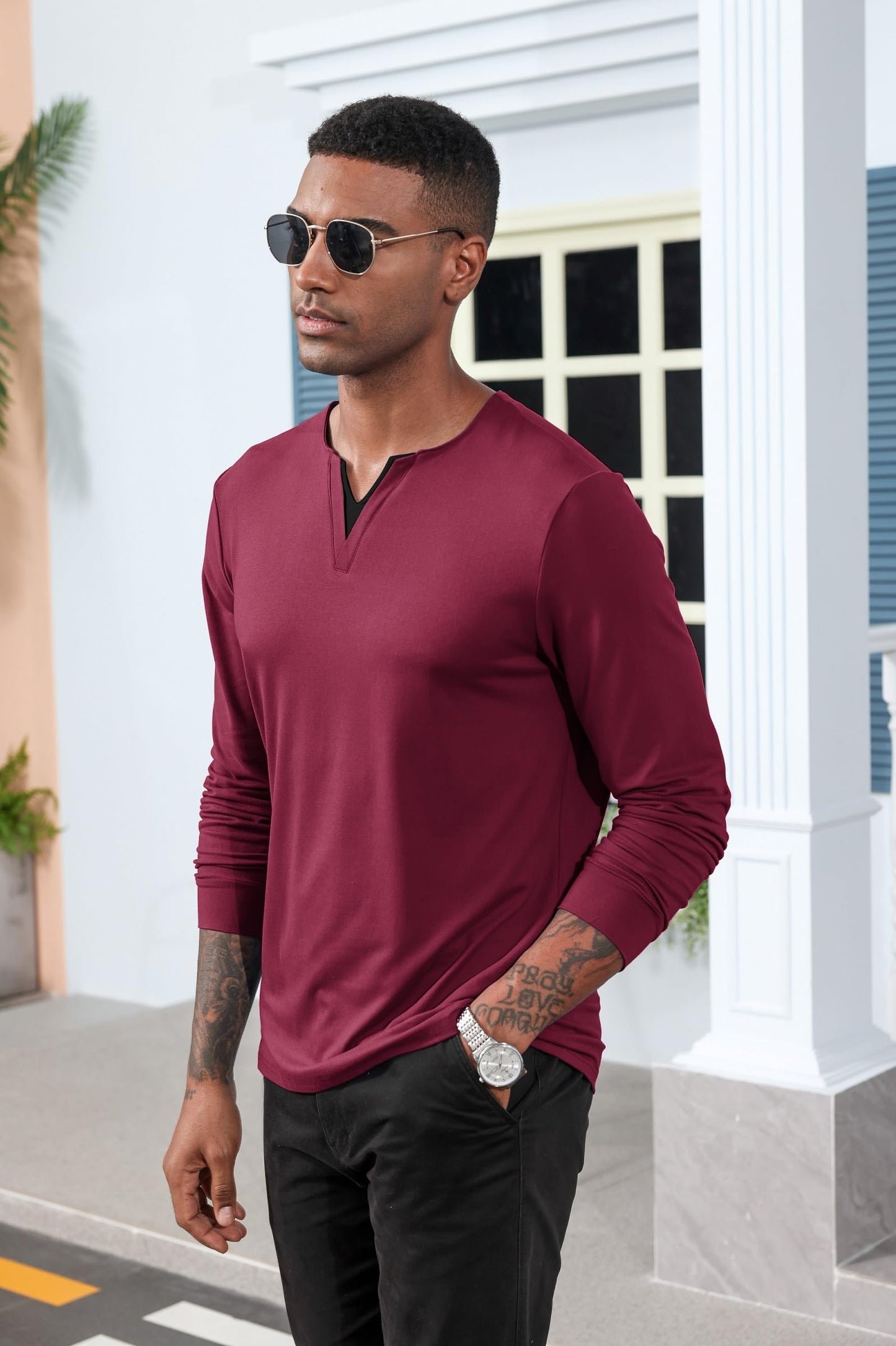 Mens Long Sleeve Cotton Shirts