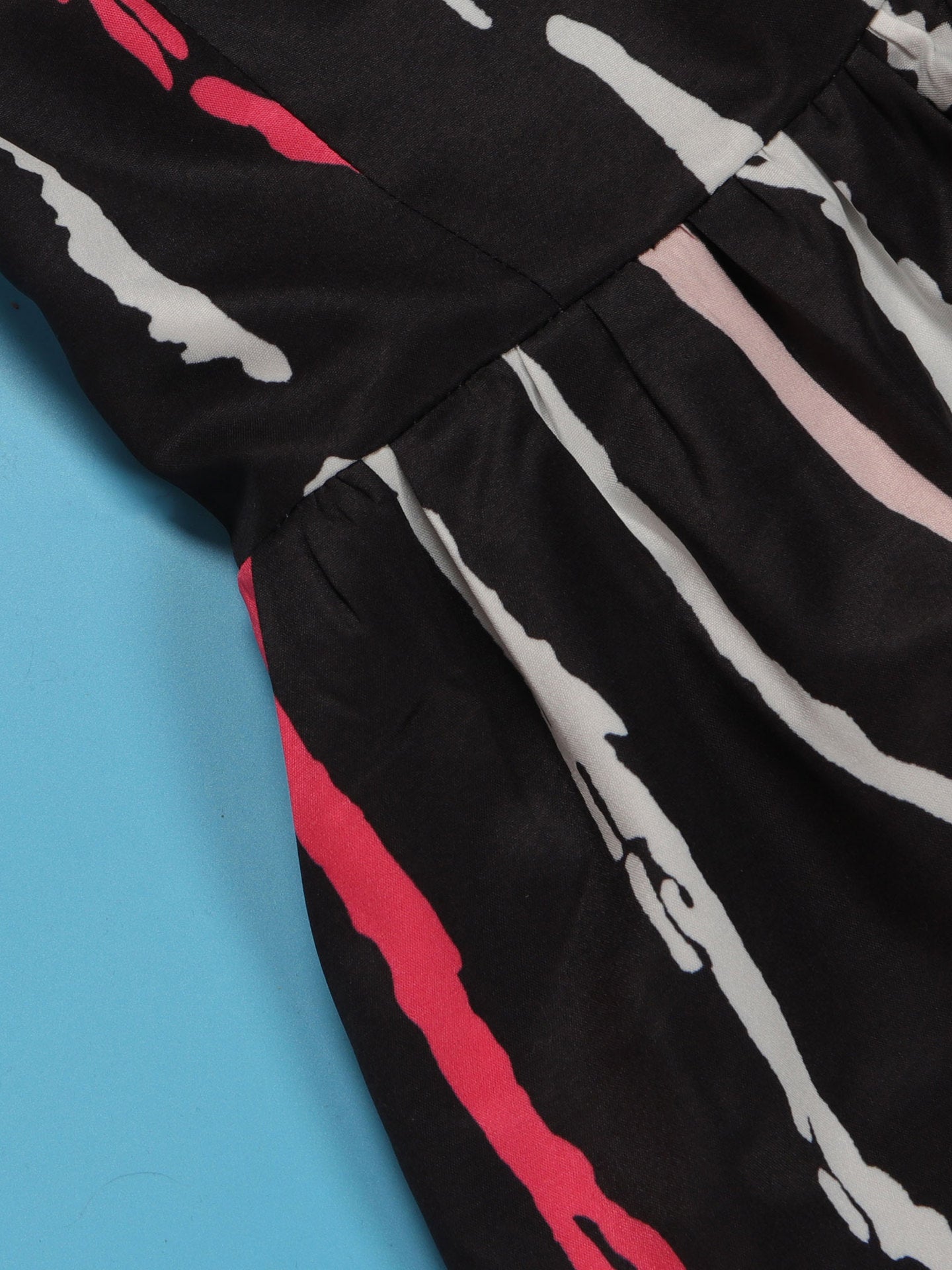 One-Shoulder Striped  Backless Maxi Dress