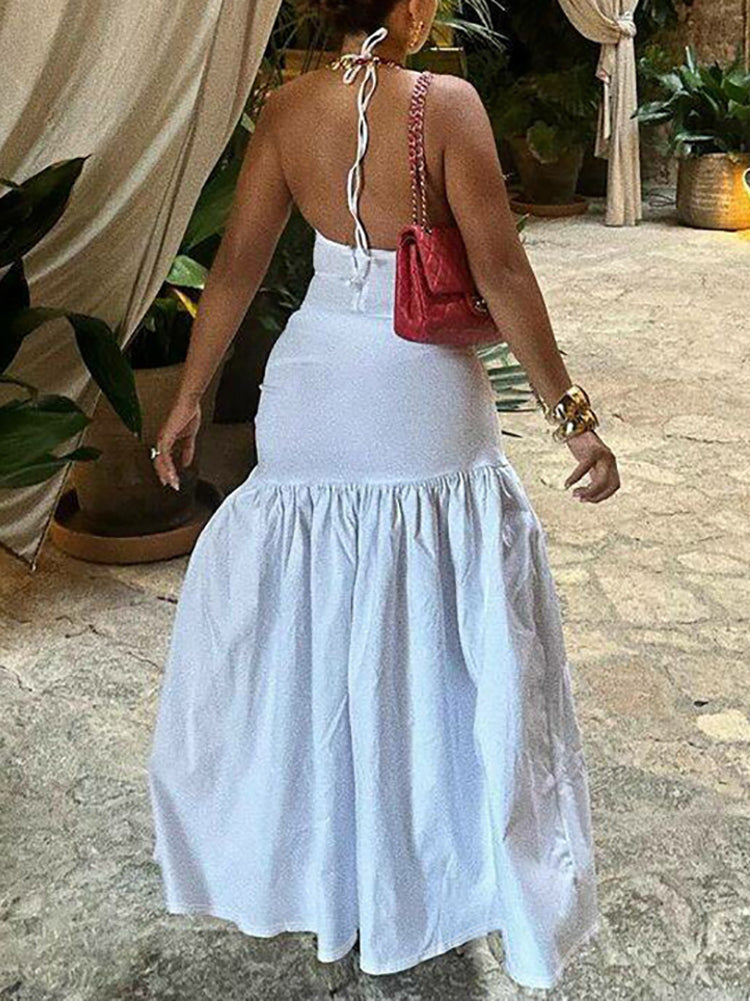 2 Piece Beach Maxi Skirt Sets