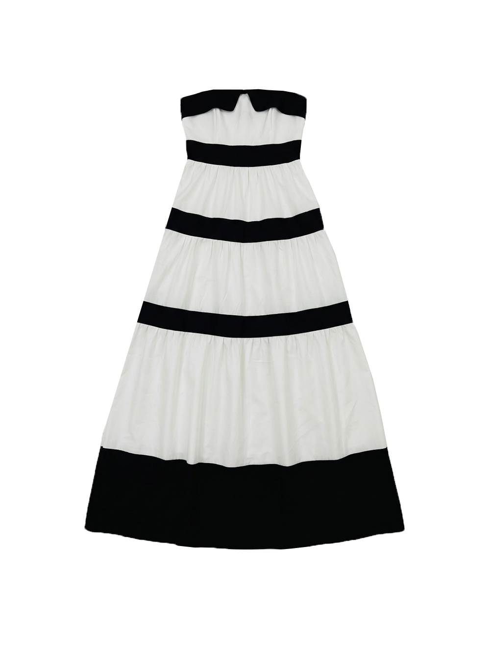 Strapless Bow Tie Maxi Dress