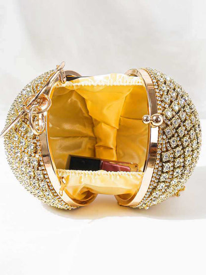 Bolsos de bolas con borlas de diamantes de imitación