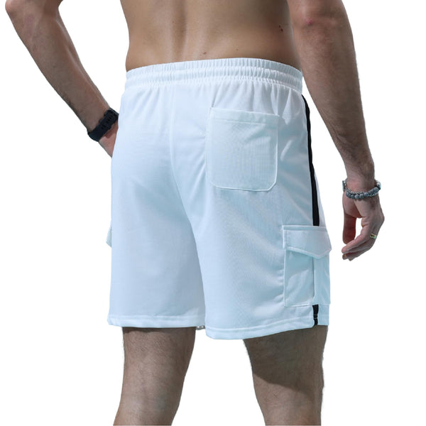 Mens Drawstring Elastic Waist with Pockets Bottoms