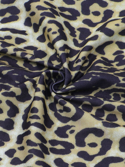 Two Pieces Print Lace-Up Cargo Pants Set