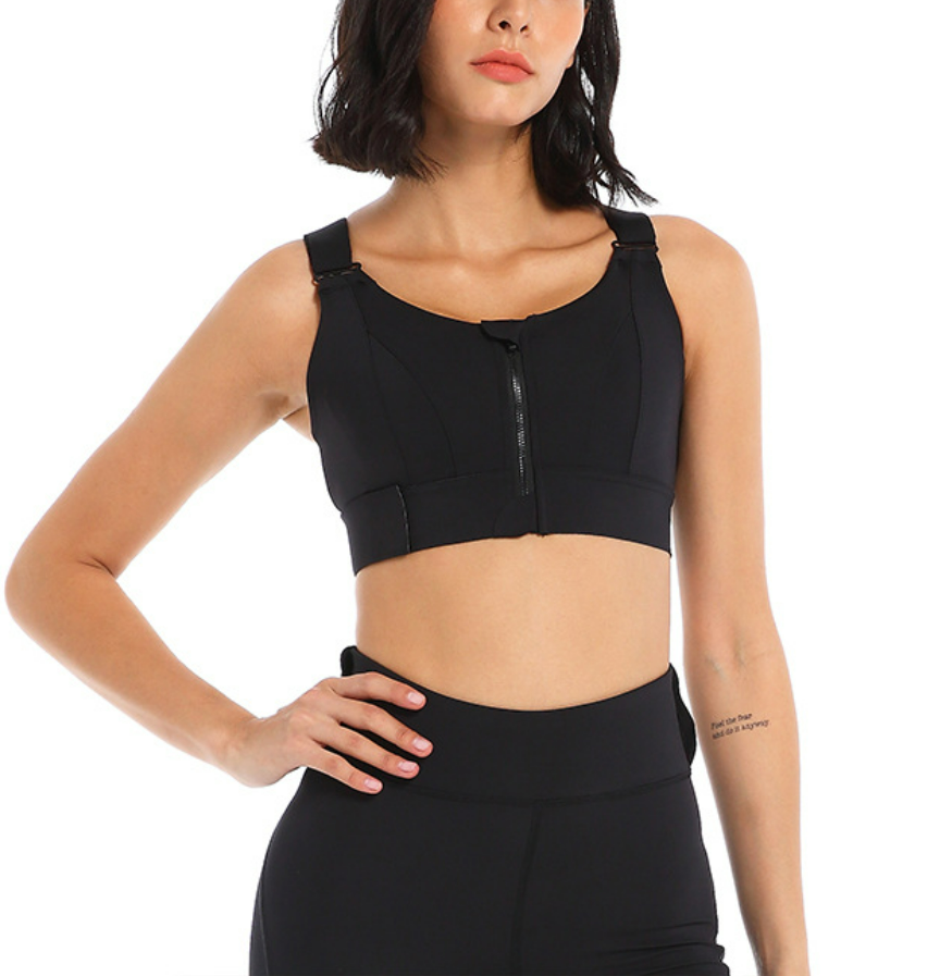 Plus Size High Impact Velcro Sports Bra