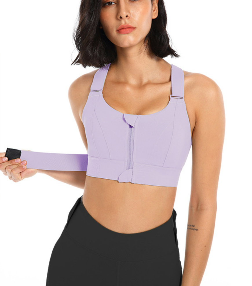 Plus Size High Impact Velcro Sports Bra